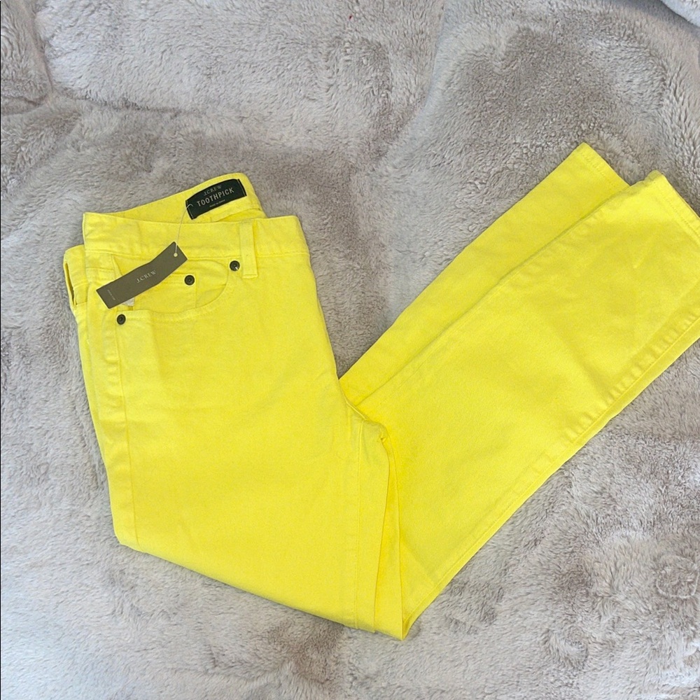 J. Crew Bright Yellow Women's Skinny Jeans